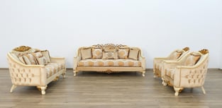 Living Room  Beige, Gold, Antique European Furniture image