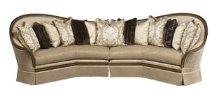 Living Room  Beige, Dark Brown, Cream Benneti image