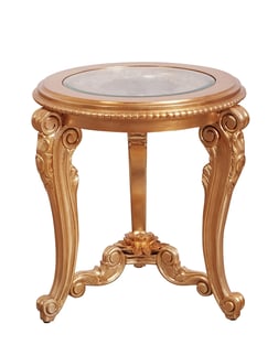 Accent Tables  Gold, Antique, Red European Furniture image