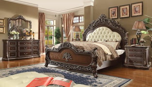 Buy Cherry Finish Homey Design  Bedroom 