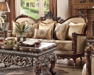 Buy Beige, Dark Walnut Homey Design  Living Room 