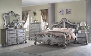 Order Silver, Gray Cosmos Furniture Adriana-Q-Set-5 Bedroom now