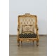 Imperial Luxury Black & Silver Gold LUXOR II Sofa Set 4Pcs EUROPEAN FURNITURE 