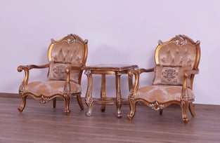 Buy now Gold, Sand European Furniture 37057-Set-4