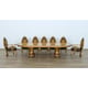 Luxury Antique Gold & Black Arm Chair Set 2Ps EMPERADOR EUROPEAN FURNITURE 