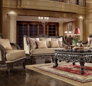 Living Room  Brown, Antique, Pearl, Dark Cherry Homey Design  photo