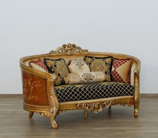 Living Room  Gold, Antique, Silver, Black European Furniture image