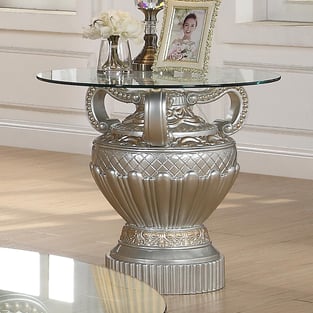 Buy Silver Homey Design  Accent Tables 