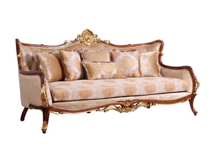 Living Room  Gold, Antique, Walnut European Furniture photo