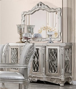 Dining Room  Antique Silver Homey Design  photo