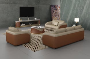 Living Room  Beige, Brown European Furniture photo