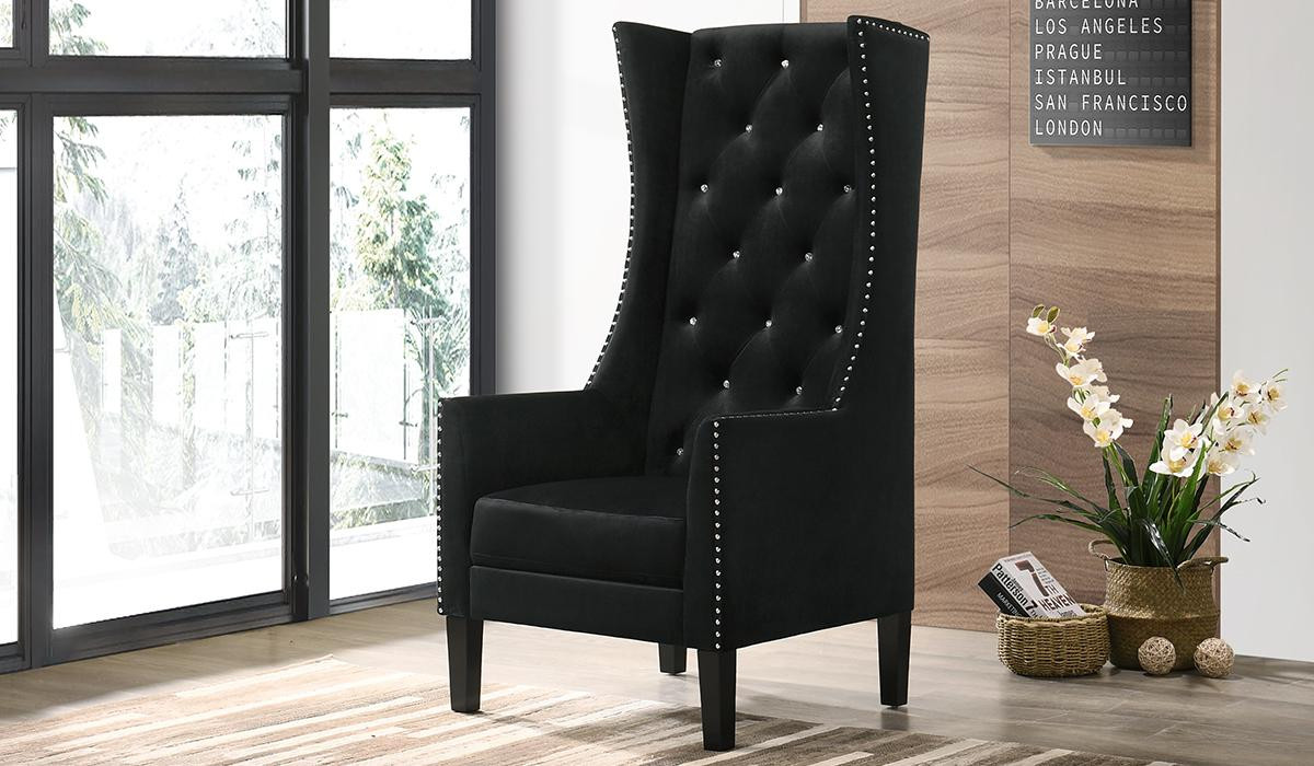 Black discount arm chairs