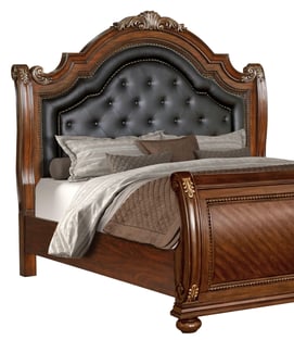 Caramel Cosmos Furniture Viviana-Q-Set-5 Bedroom interior