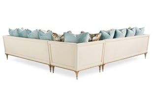 Buy Gold, Cream Caracole Living Room 