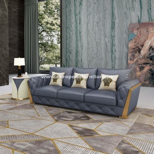 Buy Gray European Furniture Living Room 