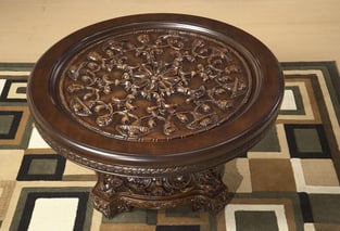 Accent Tables  Mahogany, Brown Homey Design  photo