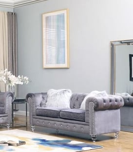 Living Room  Gray Cosmos Furniture image