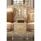 Luxury Chenille Antique Gold Sofa Set 5Pcs Traditional Homey Design HD-1633