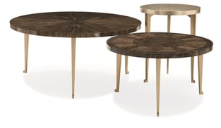 Accent Tables  Brown, Silver Caracole image