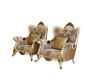 Order Beige, Gold, Antique European Furniture 37008-Set-4 Living Room now