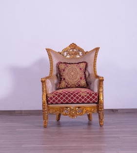 Buy now Gold, Red European Furniture  31058-C