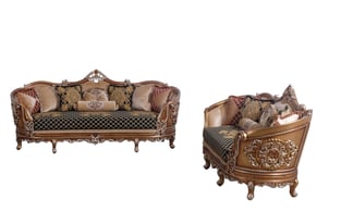 Order Gold, Sand, Black European Furniture 35552-Set-2 Living Room now