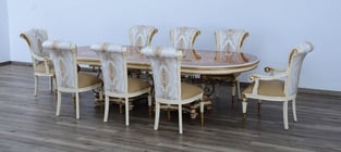 Dining Room  Beige, Gold, Ebony European Furniture image