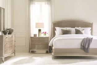 Beige, Silver Caracole CLA-417-145 Bedroom interior