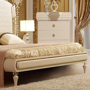 White, Cream Homey Design  HD-901-BSET5-CK Bedroom interior