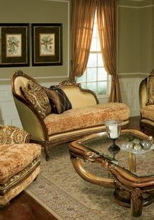 Buy Beige, Bronze, Gold Benneti Living Room 