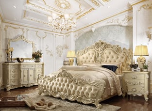 Pearl, Cream Homey Design  HD-EK5800 Bedroom interior