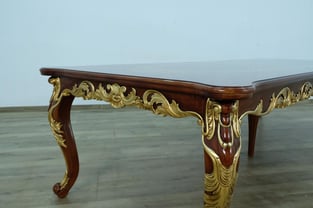 Buy Brown, Gold, Emerald European Furniture Dining Room 