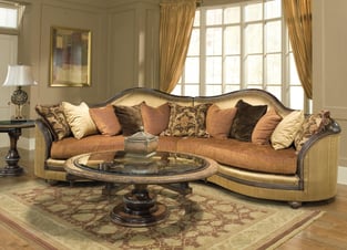 Living Room  Beige, Bronze, Gold, Dark Brown Benneti image