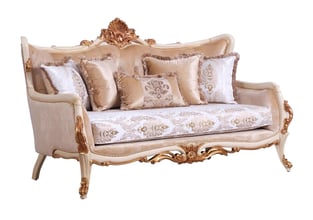 Gold, Antique, Pearl European Furniture 47072-Set-4 Living Room interior