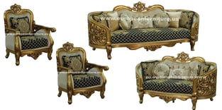 Buy now Bronze, Antique, Black European Furniture 30018-S-Set-3