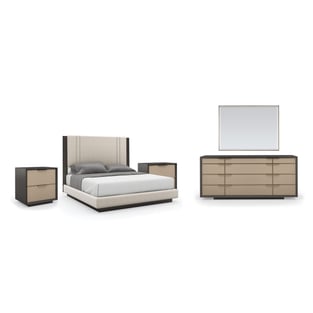 Light Gray Caracole CLA-020-105-Set-5 Bedroom interior