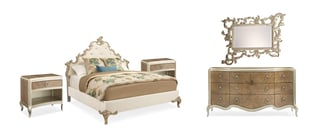 Order Gold, Cream Caracole C063-419-101-Set-5 Bedroom now