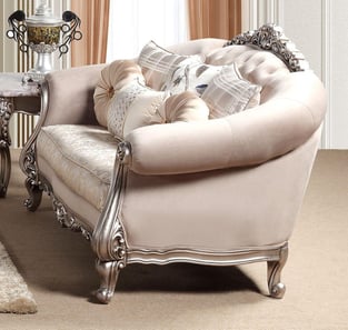 Order Beige, Silver Cosmos Furniture Cristina-Set-2 Living Room now