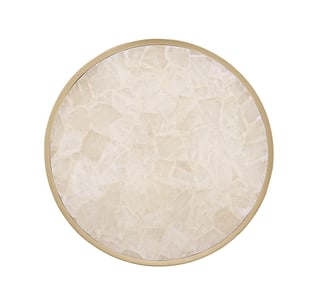 Buy Gold, Cream Caracole Accent Tables 