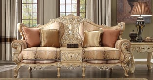 Gold, Antique Homey Design  HD-1633-Set-5 Living Room interior