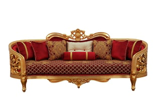 Buy now Gold, Antique, Red European Furniture 30013-S-Set-2