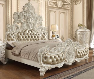 Bedroom  White, Gold Homey Design  image