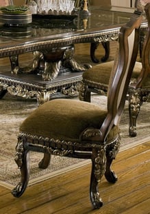 Order Gold, Dark Brown, Walnut Benneti Benetti's-Sicily-Set-9 Dining Room now