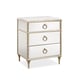 Carrara Marble Top & Mirrored Panels Nightstands Set 2Pcs FONTAINEBLEAU by Caracole 