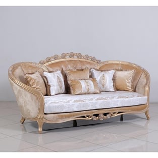 Order Champagne, Off-White, Copper European Furniture 45001-Set-4 Living Room now