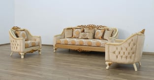 Order Beige, Gold, Antique European Furniture 45352-C-Set-2 Living Room now