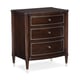 Mocha Walnut & Soft Silver Paint Nightstand Set 2Pcs SUITE YOURSELF by Caracole 