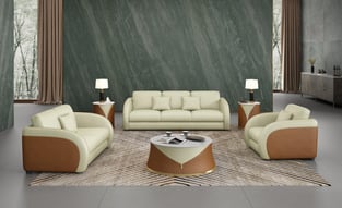 Buy Beige, Cognac European Furniture Living Room 