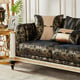 Thumbnail of Living Room  White, Gold, Black Homey Design  photo