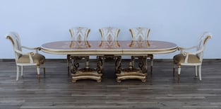 Dining Room  Beige, Gold, Ebony European Furniture image